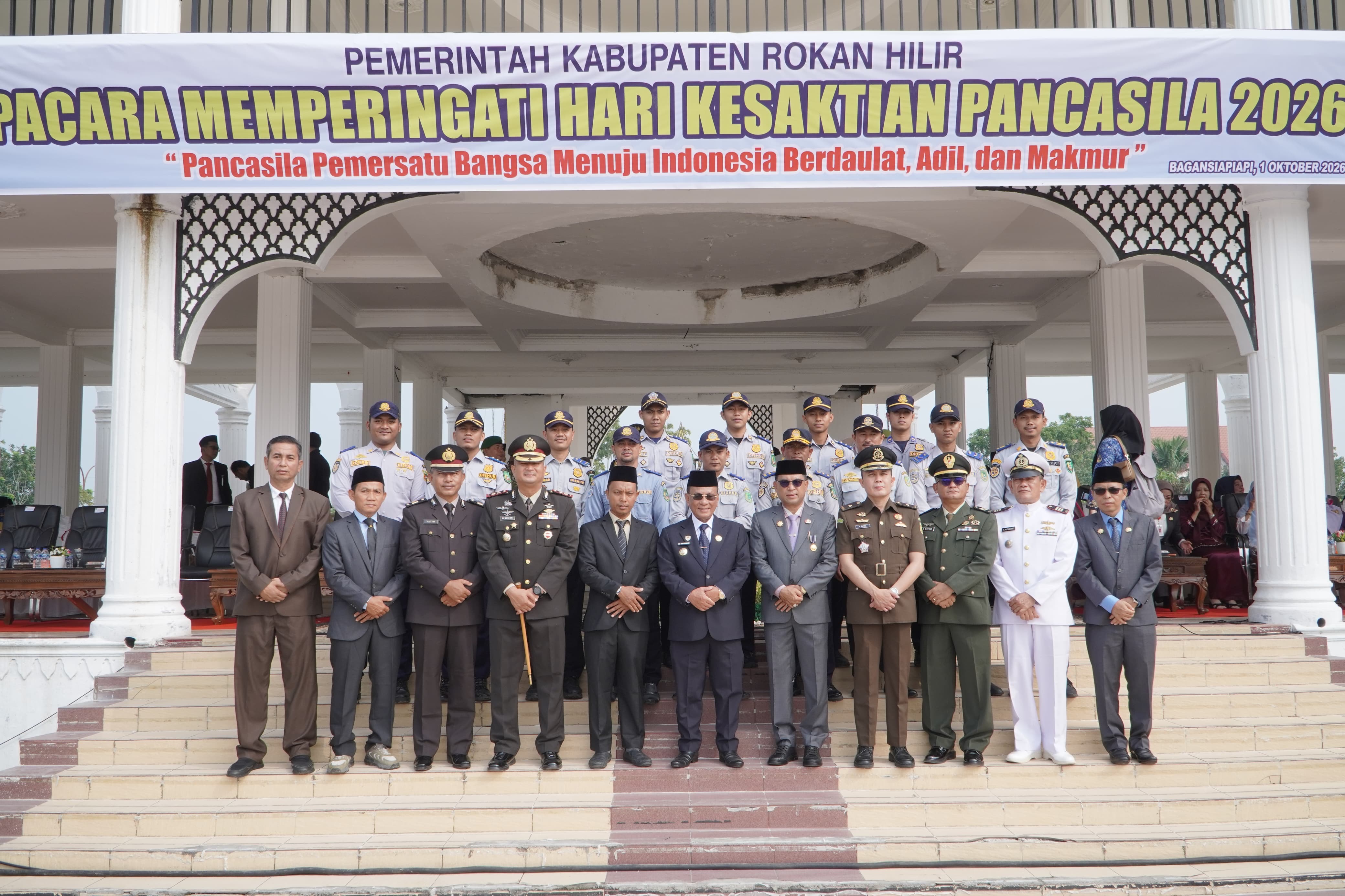 Upacara Hari Kesaktian Pancasila di Bagansiapiapi Berlangsung Khidmat