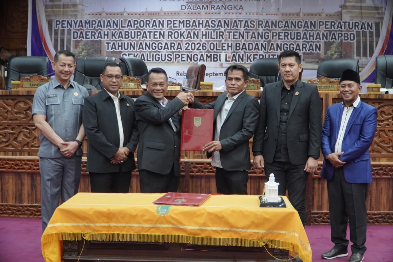Sah Perubahan APBD Rohil 2026 Disetujui DPRD, Bupati Bistamam Apresiasi Sinergi Legislatif